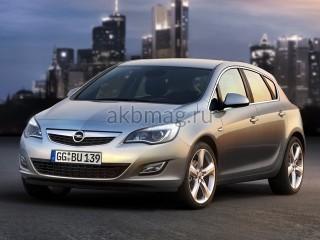 Opel Astra J 2009, 2010, 2011, 2012 годов выпуска 1.4 (140 л.с.)