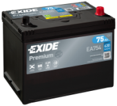 EXIDE Premium 75R EA754 630A 267х172х220